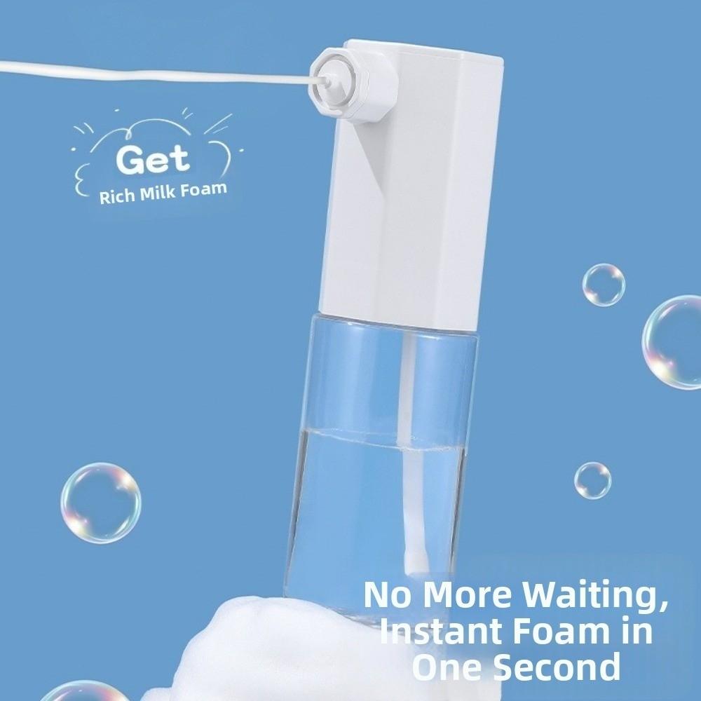 Automatische Schuimende Zeepdispenser Oplaadbaar 300ML Schuim Handdispenser Schuimend Artefact Navulbaar Elektrische Schuimdispenser
