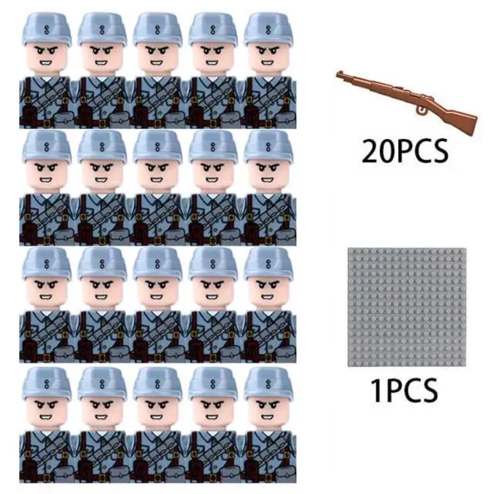 

Kids Building Blocks Chinese toy New WW2 Soldier Military Army Mini dolls Nation Alliance Officer Gun Strap Toy wholesale store базар