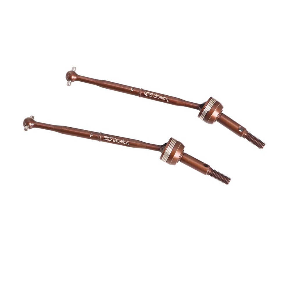 Palumma RC Car Steel CVD Drive Shafts, Front and Rear Drive Shafts, Upgrade Accessories for Tamiya 1/10 Scale Hot Shot II 2024 4WD RC Car
