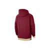 Nike College Retro Fleece Hoodie Logo Print Pullover Long Sleeve Sweatshirt Men Hoodies Red FJ9813-613