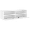 TV Wall Cabinet White 100x30x30 Cm Particleboard