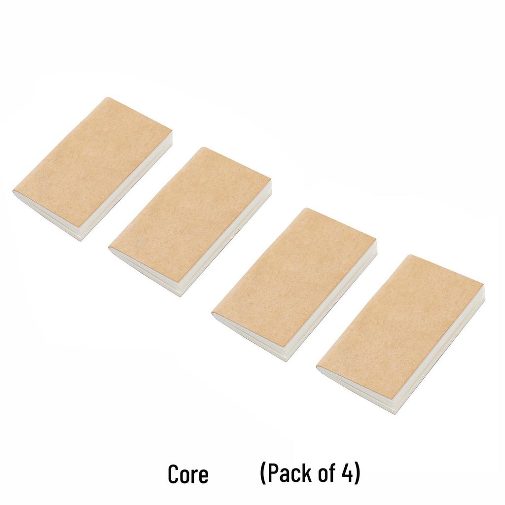 Mini Traveler's Cowhide Notebook Pendant - Handmade Decorative TN Travel Book