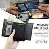 Detachable Card Holder Wallet Leather Case for iPhone 17 Pro Max 17Air 16e 16 Plus 15 14 13 12 11 7 8 SE3 Magnetic Phone Cover