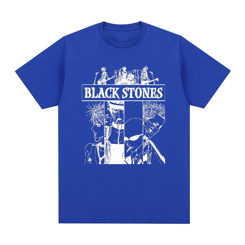 Black Stones Vintage tshirt NANA Osaki Japanese Anime Cotton Men T shirt New TEE TSHIRT Womens tops