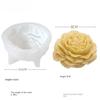 Peony Silicone Candle Mold Aroma Plaster Soap Resin Flower Mould Birthday Holiday Gift Wedding Souvenir Home Decoration