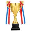 Metal Gold Trophy Basketball Football Trophy Height 23cm Game Match Trophy Winners Award Trophy for Championships Tournaments