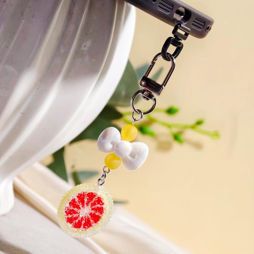 Diamond Fruit Series Hand Cream Set & Keychain Ornament