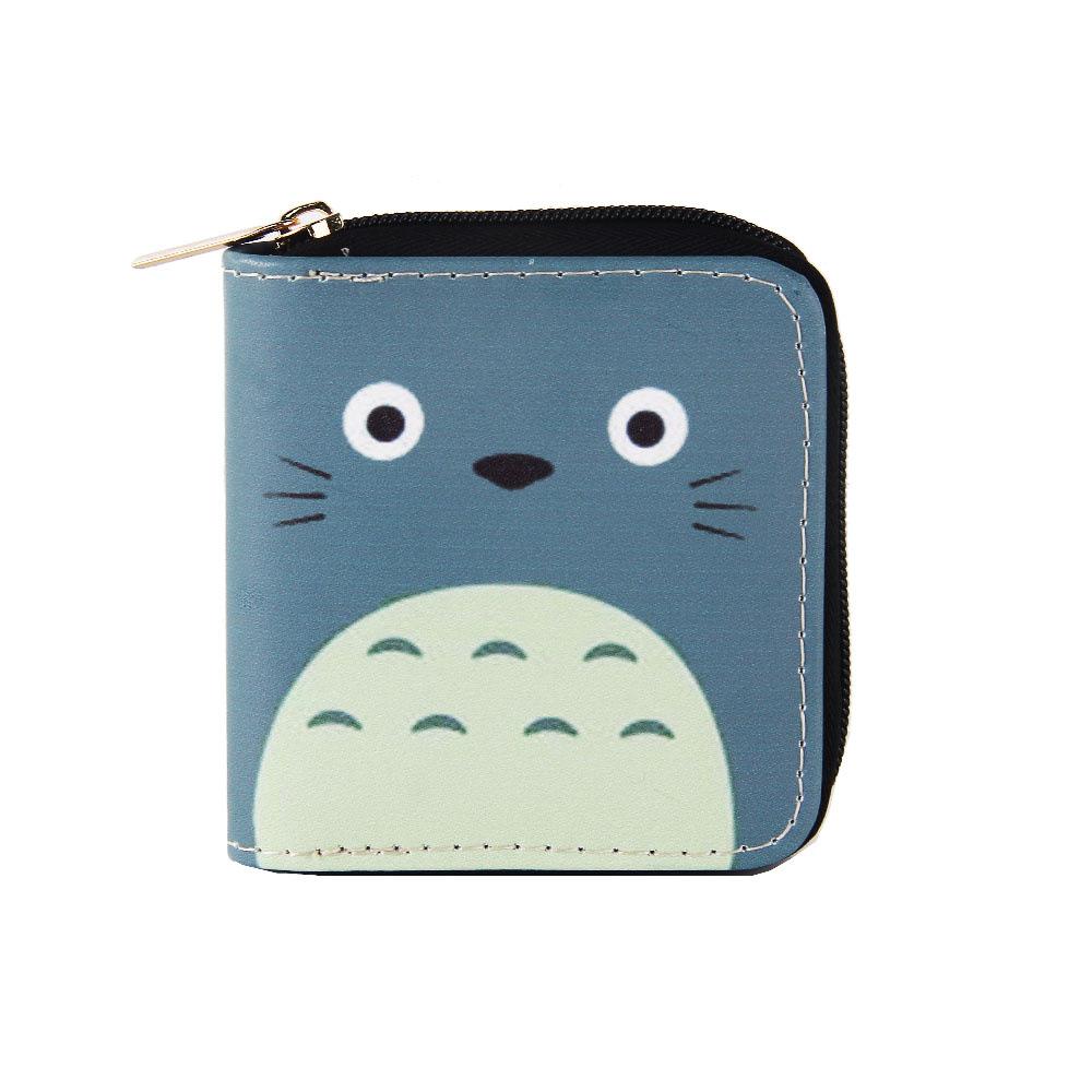 New Cat Unicorn Short Zipper Small Wallet, Wallet.