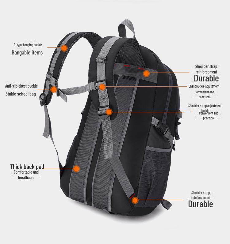 Men's Waterproof Hiking & Outdoor Sports Backpack for Travel & Camping