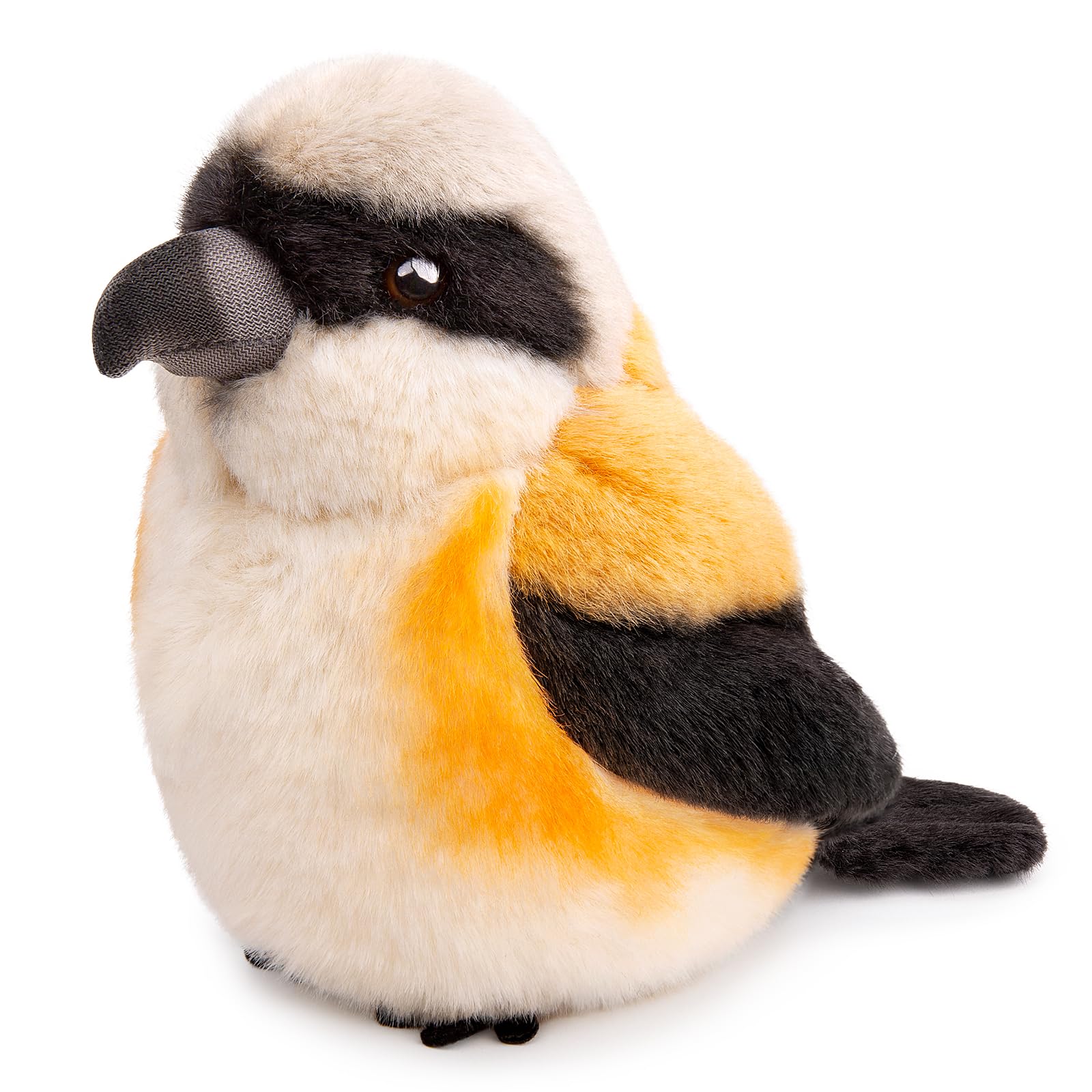 

lilizzhoumax Lifelike Tit Plush Brown Cute Stuffed Christmas Baby Shower Crying Home 12cm Tall Long-tailed Toy, Bird, Animal, Girl s Toy, Gift, Gift,