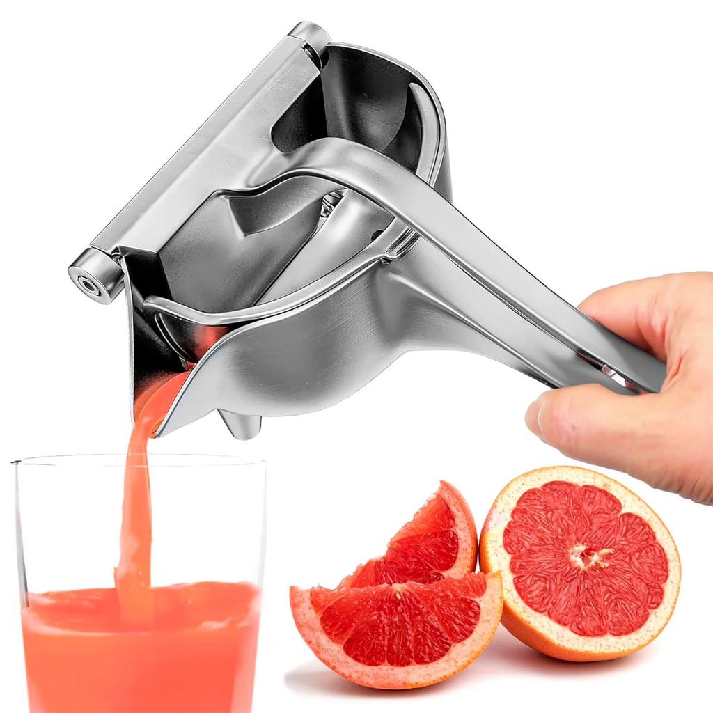 Spremiagrumi manuale in lega di alluminio, spremiagrumi a pressione manuale, spremiagrumi per melograno, arancia, limone, canna da zucchero, utensili da cucina, bar, frutta