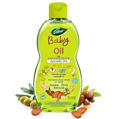 Babyöl: Nicht klebendes Babymassageöl ohne schädliche Chemikalien | Enthält Jojoba, Oliven und Mandeln | Dermatologisch getestet, ohne Parabene