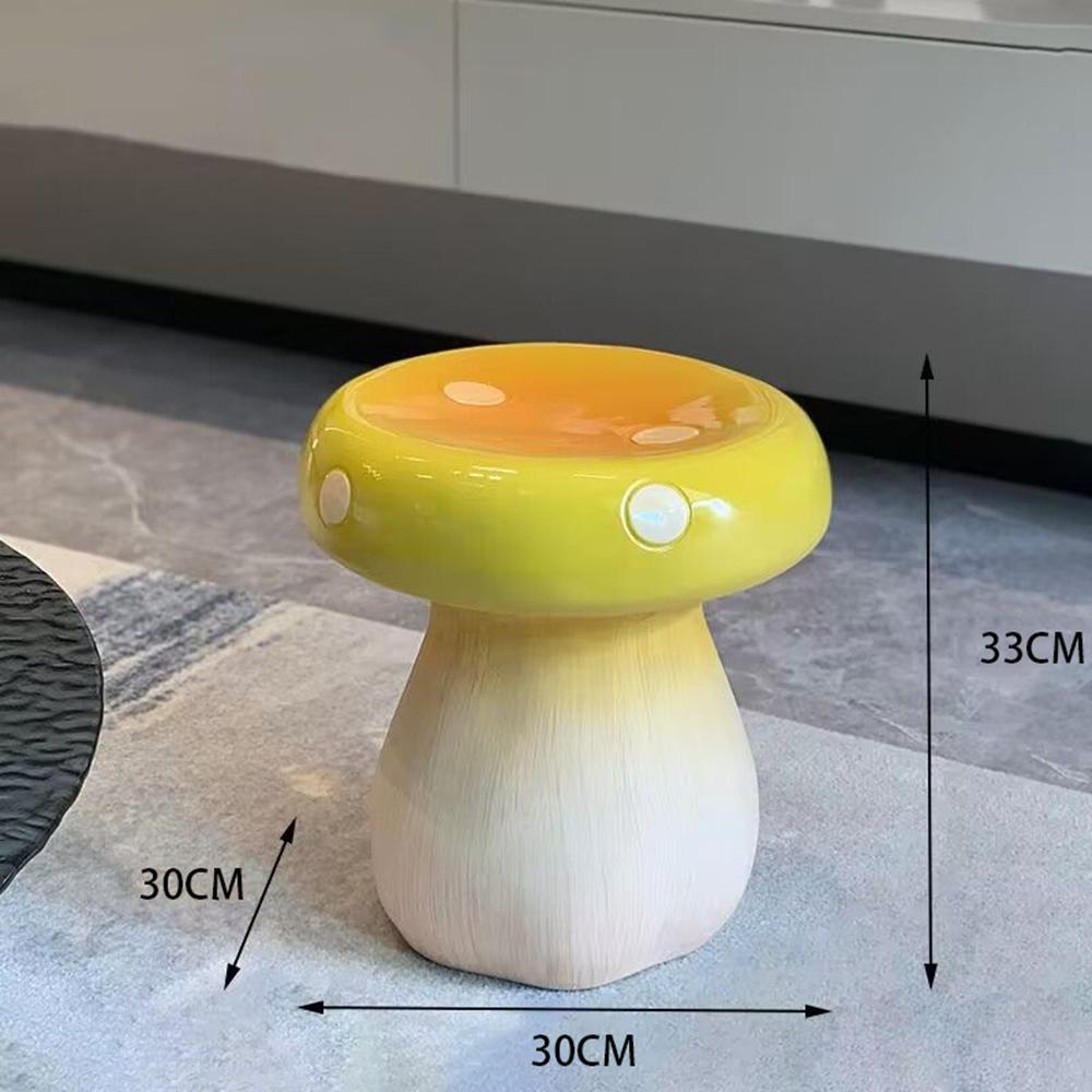 Mushroom Shoe Changing Stool Cartoon Colorful Living Room Chairs Decor Design Bedroom Study Moisture-proof Stable Home Furniture