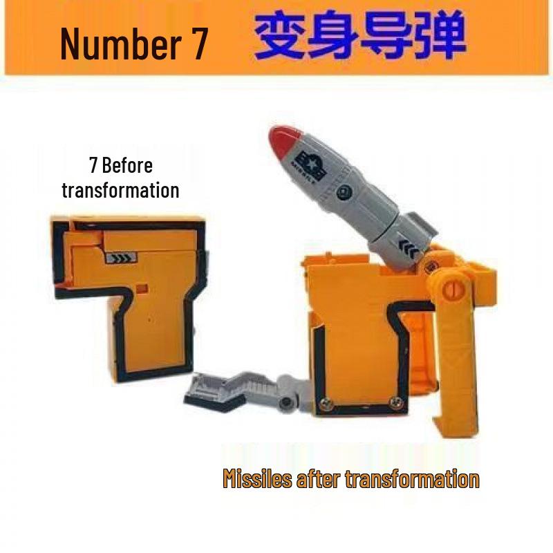 Transforming Robot Alphabet Assembly King Kong - Educational Toy Set for Boys