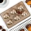 Hazelnut Shape Chocolate Dessert Mold 6-Cavity French Pastry Baking Mold Cake Mold  Pastry Making