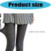 Women's High Waist Thermal Winter Fall Opaque Tights Dots Pattern Elastic Waistband Soft Cotton Ribbed Fabric Pantyhose
