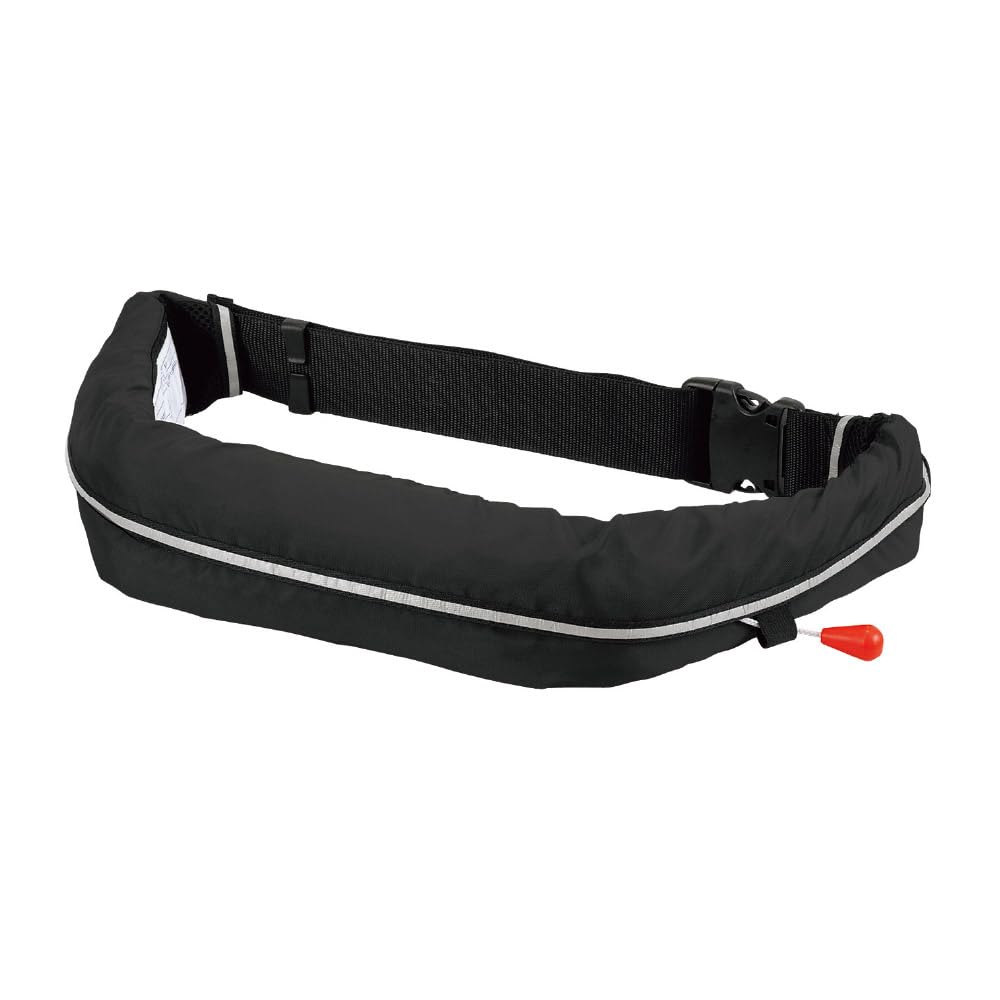 

Ocean Life Manual Inflatable Belt Type Ocean WR-3 for Small Boats, Black, Adult Size