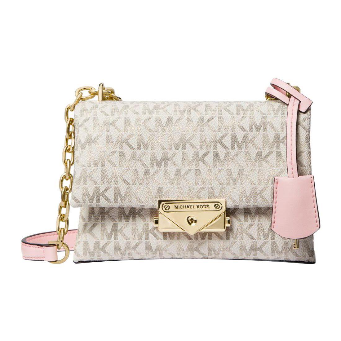 

Michael Kors Mk Cece 18 Classic Logo Flap Crossbody Bag Women crossbody bag White Pink 35F2G0EC5B-BLSHMLT Basic Set (Bag+Dust Bag)