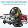 360 Degree Rotatable 12V Universal Car Interior Cooling Fan w/Cigarette Lighter