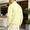 Men's Pullover with Collar Long Sleeve Casual Sweatshirt