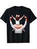 Father And Daughter Hug T-Shirt Men Father's Day Gift Graphic Tee Summer Fashion Short Sleeve Crew Neck Casual Dad Daughter Tops