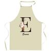 Tablier de cuisine - Emma Lettre - Coton résistant - Impression française DTG - Liens ajustables