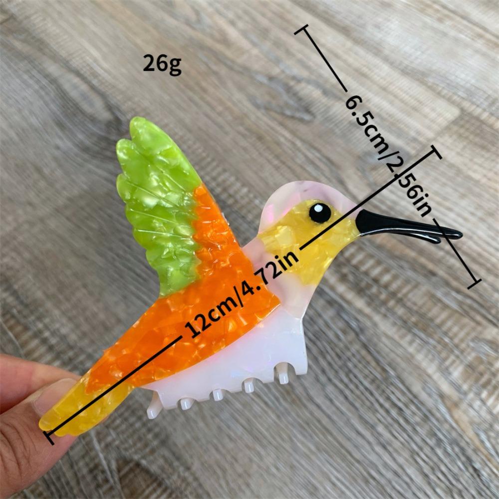 Grasp Acetic Acid Hair Claw Cute Cartoon Animal Shark Clip Fashion Bird Hair Clip  Girls