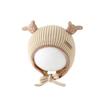 Adorable Knit Baby Hat with Ear Protection - Warm Autumn/Winter Wool Hat for Newborn Boys and Girls, Windproof and Cozy