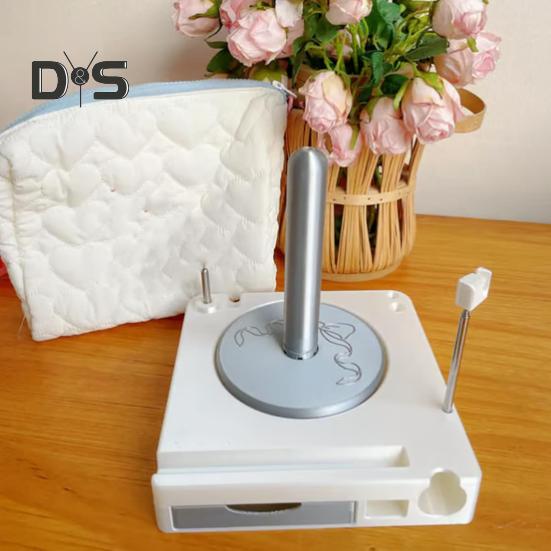 Portable Yarn Spool Box Detachable Yarn Spinner Crocheting Yarn Organizer Multifunctional Standing Yarn Holder Gift for Knitting Lovers