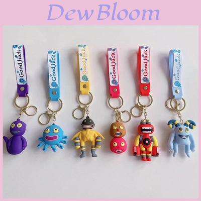 Cute And Fun Pvc Monster Keychain For Bags And Keys