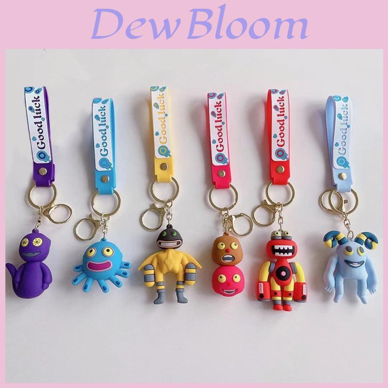 Cute And Fun Pvc Monster Keychain For Bags And Keys