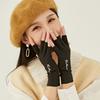 Warm gloves women winter winter outdoor sports cycling thickened touch screen windproof and cold proof