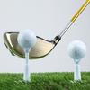 2Pcs Golf Tee com 53MM Base Altura Ajustável Golf Training Auxílio Driving Range Indoor Outdoor Suporte de Bola de Golfe de Borracha Dobrável