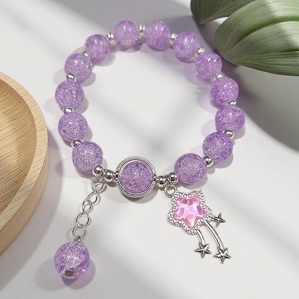 Butterfly Love Flower 10mm Handmade Beaded Bracelet - Original, Personalized, Exquisite Jewelry Gift for Friends and Newcomers