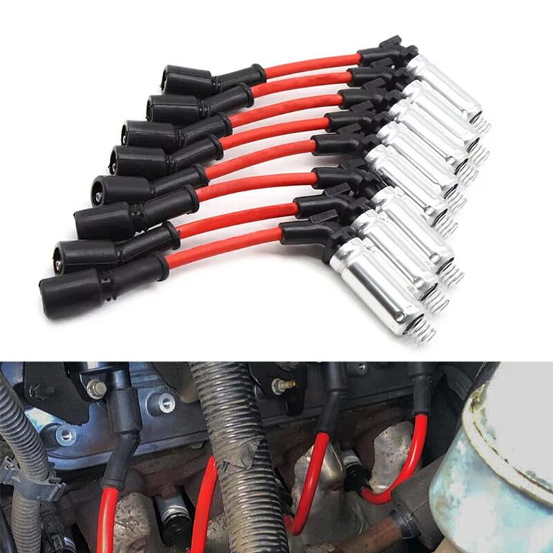 8 X 48322 Spark Plug Wires Set Performance For CHEVY GMC LS1 VORTEC 4.8 5.3 6.0L