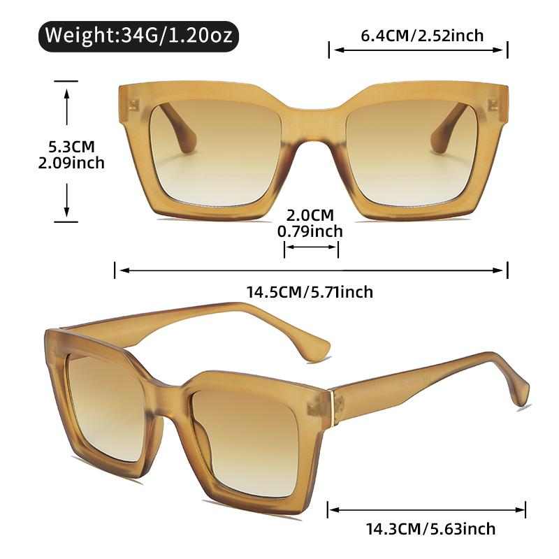 2025 The New Large-framed Sunglasses Feature a Classic and Simple Style, Suitable for Daily Wear and Travel Parties