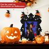 Multipurpose Gothic Retro Themed Bat Shaped Photo Picture Frame Halloween Decoration With Wall Mountable Hanging Feature