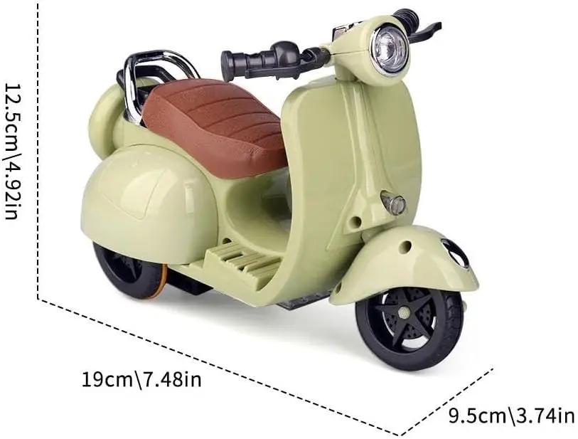 Pet Toys Mini Motorcycle Electric Bike Toy Hamster Stunt Rotation Accessories Scooter Motorcycle with Lights Music