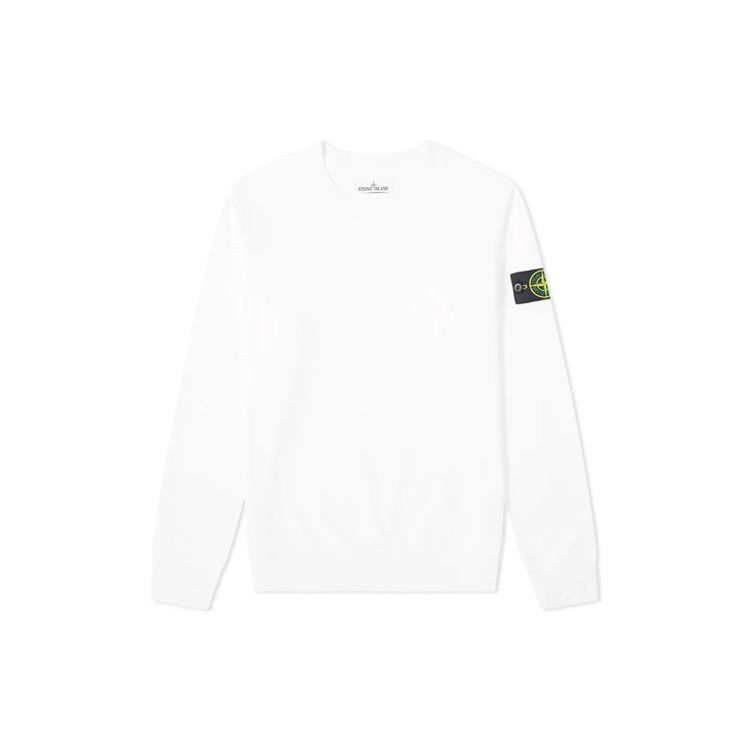

Stone Island Classic Badge Lightweight Crew Neck Sweatshirt Unisex Sweatshirt White 721563051-V0001 XL