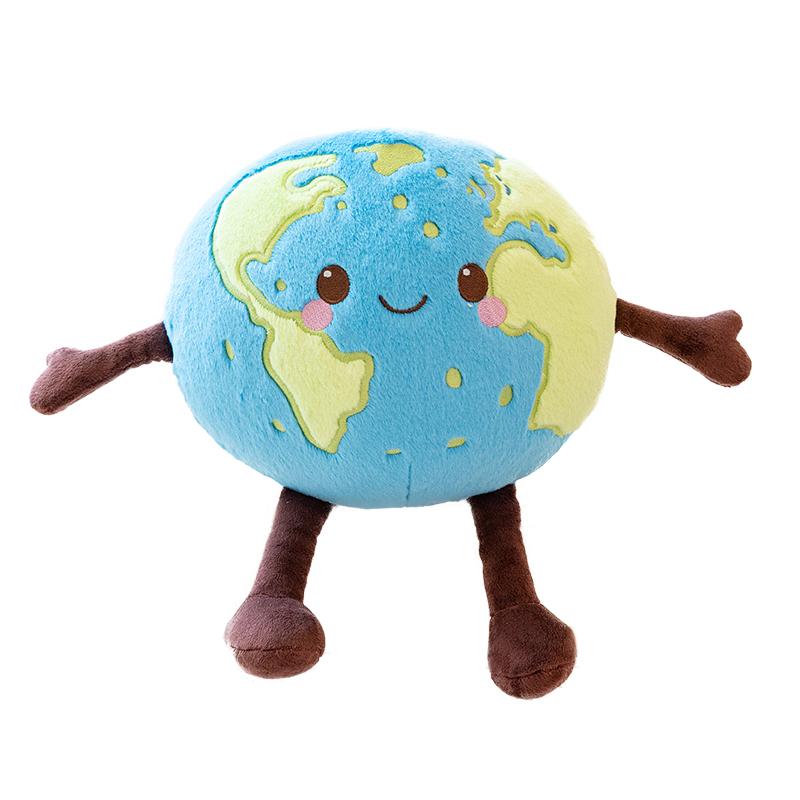 Hot Sale Cute Earth Moon Sun Mars Venus Saturn Plush Toys Soft Stuffed Planet Pendnat Doll Kawaii Keychain Bags Decor Funny Gift