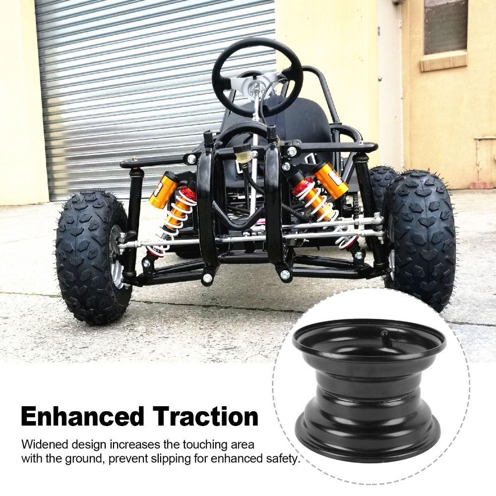 Ruote per Go-Kart a 3 Fori Mozzi Ruota per ATV/Quad Moto da Cross/Tosaerba Ride-On Attrezzature Agricole