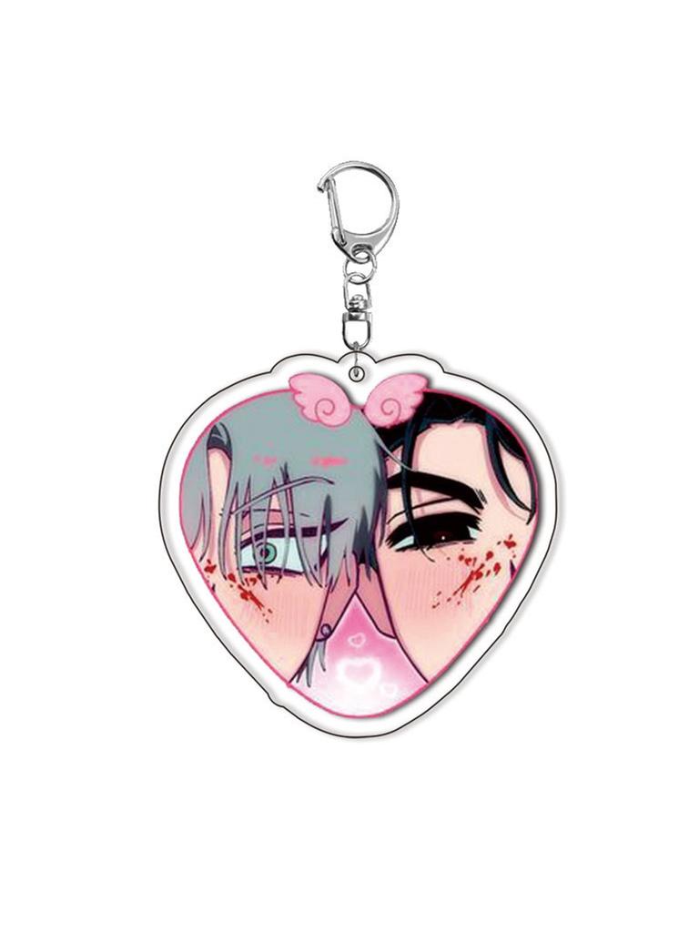 Alien Stage Acrylic Keychain Sua Mizi Till Anime-Related Keyring Couple Anime Character Otaku Goods Keychain Schoolbags Pendant