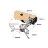 Portable Camping Cassette Stove Folding Gases Burner Butane Stove 2600W with Carrying Bag Outdoor Electronic Ignition Equipment