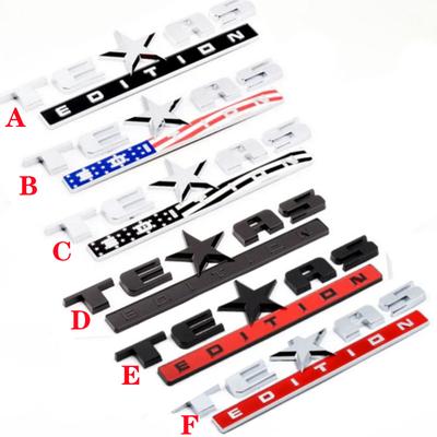 3D ABS Zwart Chroom Auto Letters Voor Renegade Wrangler Patriot Texas Edition Logo Embleem Badge Kofferbak Sticker Accessoires