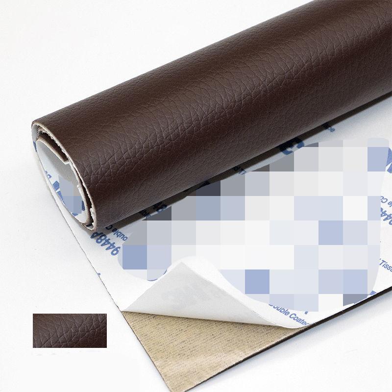Strong Self-Adhesive Litchi-patterned Leather Patch Furniture & Car Interior Repair Sofa Seat Cover Fix Couch Dashboard Handbag Scratch Remover