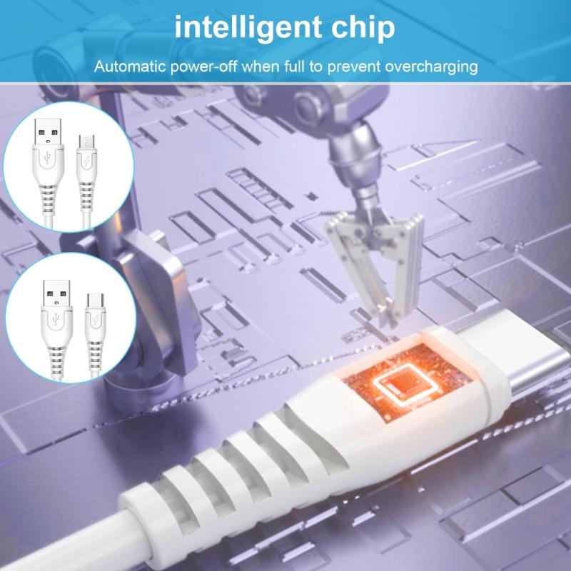 80cm Length USB Cable Fast Charging Cord 6A Output 120W Super Fast Charge Data Cable for USB 5Pin Type C Phones Tablets