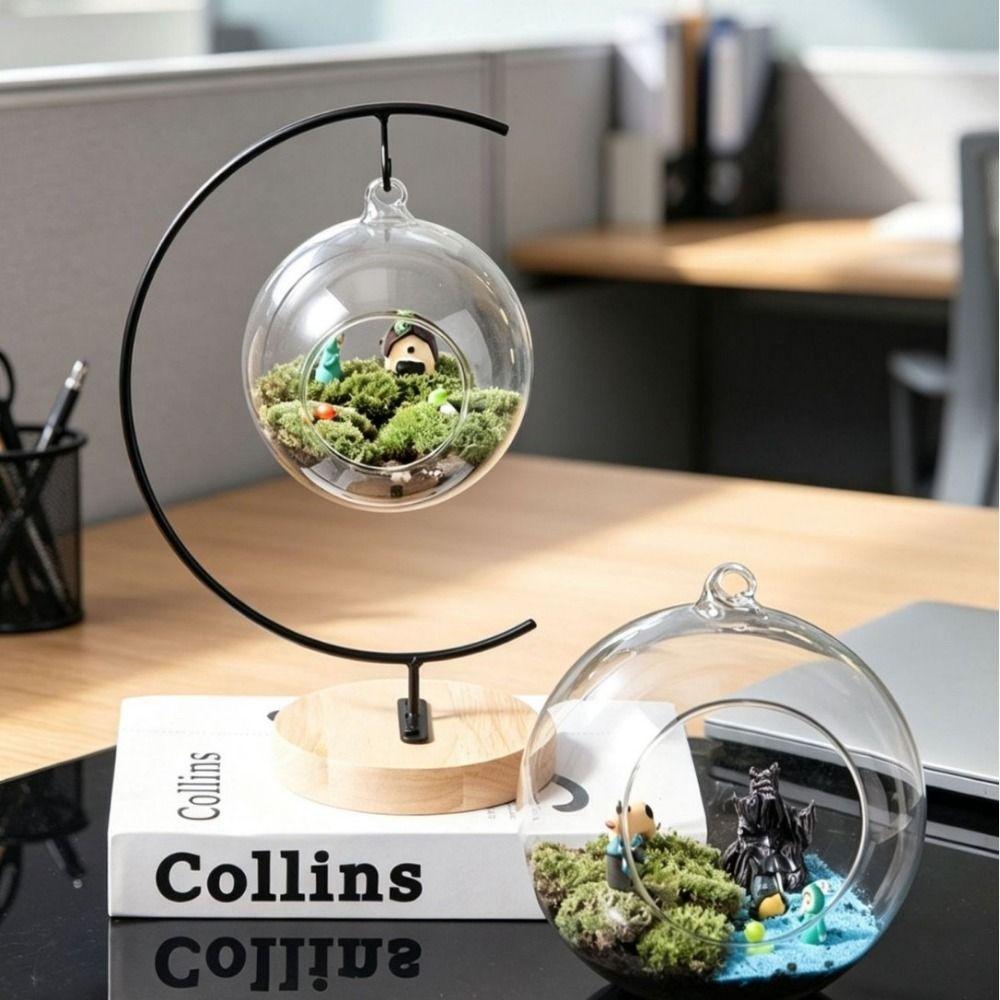 Moon Shape Banana Holder Wood Base Pendant Hanging Rack NEW Wreath Hanging Rack Home Decoration