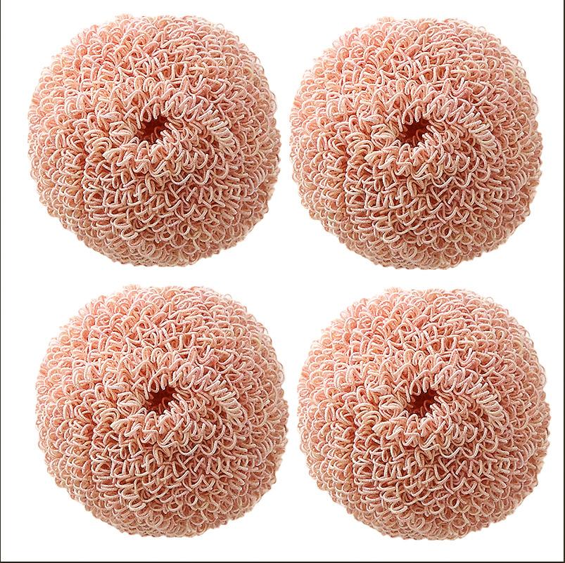 Cute Egg Kitchen Cleaning Brush Silicone Dishwashing Brush Fruit Vegetable Cleaning Brushes Pot Pan Sponge Scouring Pads