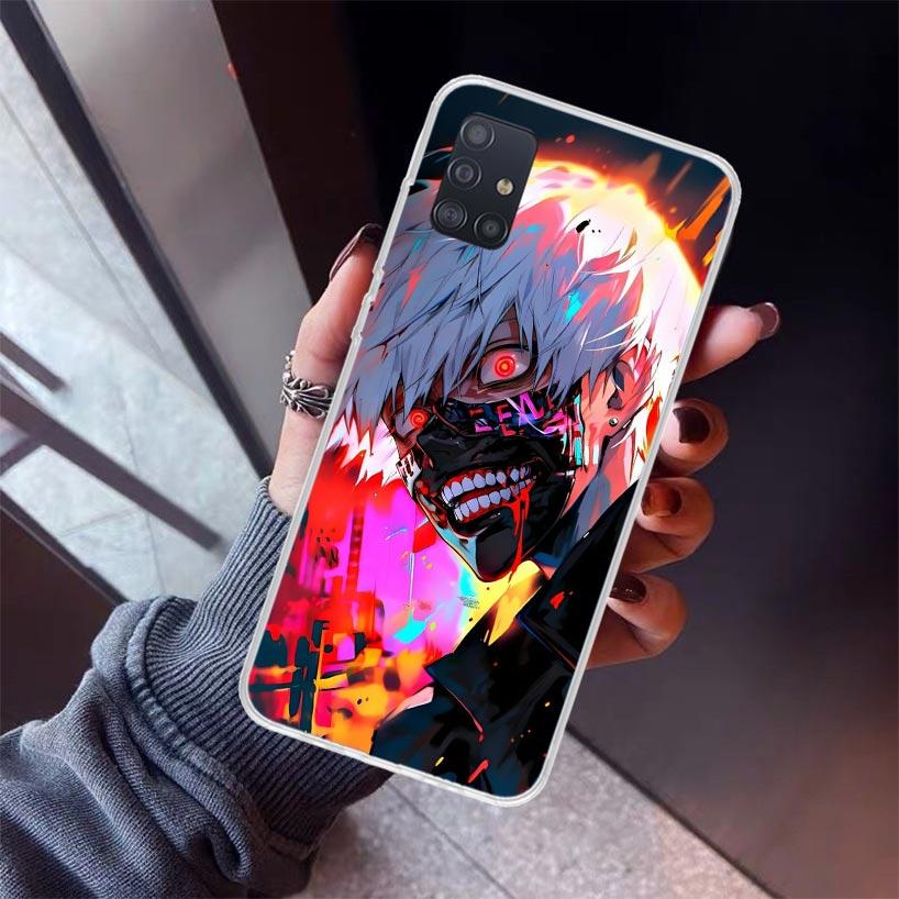 G-Ghoul Tokyo Kaneki Ken Phone Case For Samsung Galaxy A52 A51 A50S A32 A22 A12 A02S A72 A71 A31 A70 A30S Note 20 Ultra 10 Plus