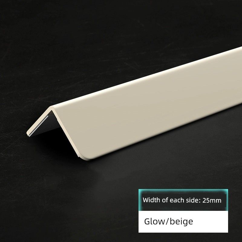 PVC Corner Wall Protector Protection Bar Bumper Strip Corner Corner Protection Strip Corner Protection Tile Living Room Decoration Right Angle Trim